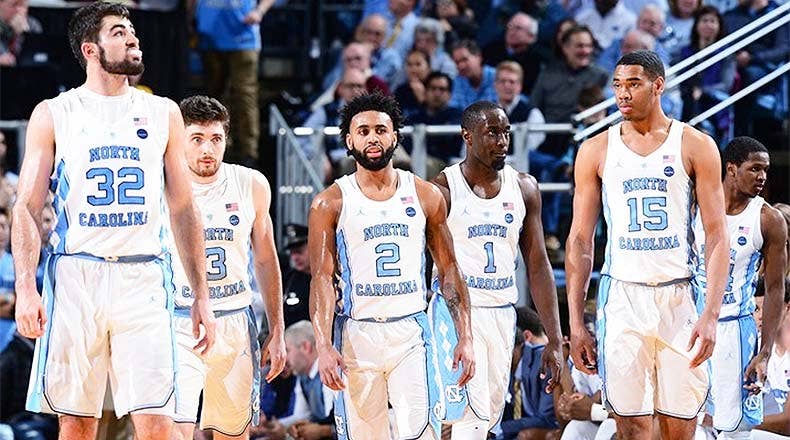 north carolina tar heels men's basketball roster 2018