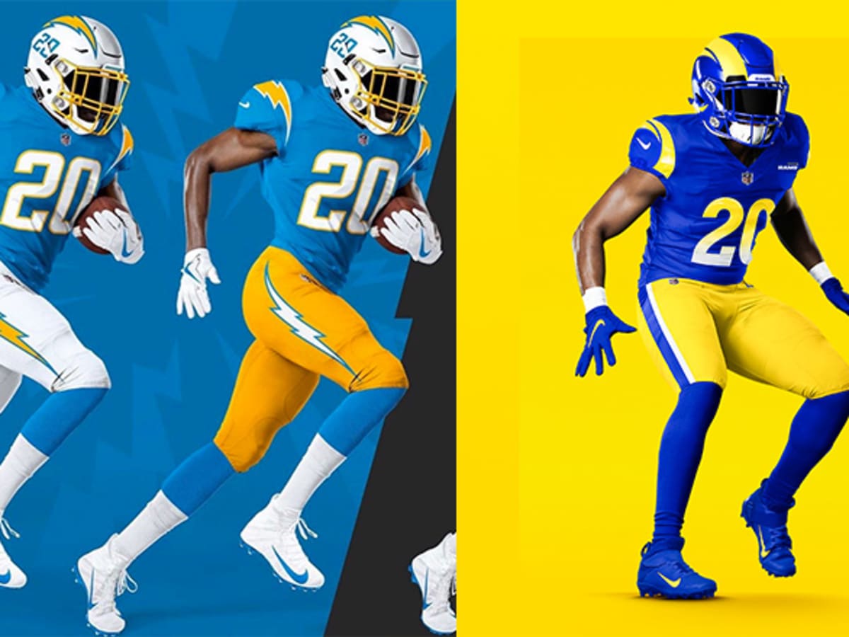 Chargers Uniform Schedule  Los Angeles Chargers 