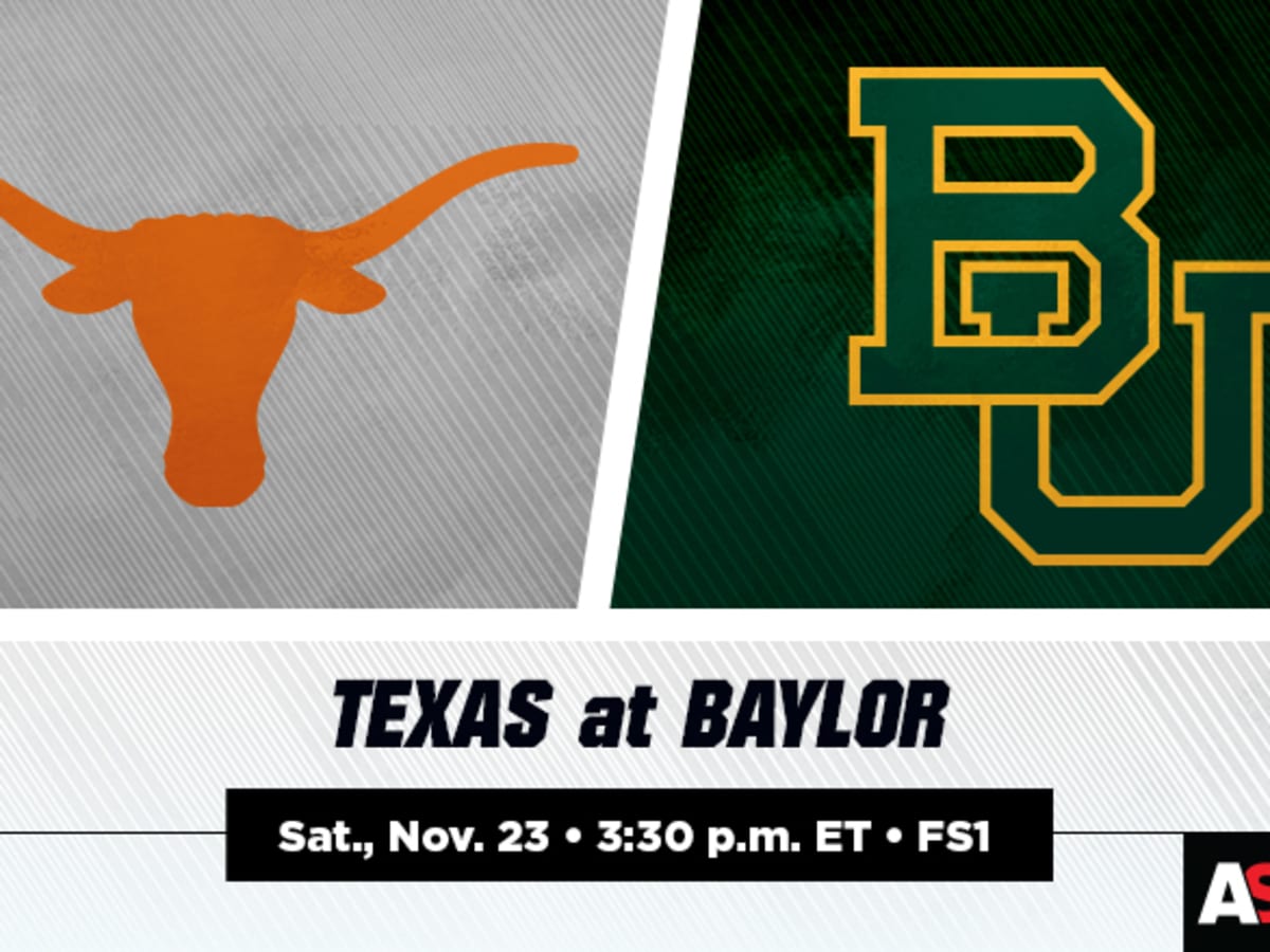 Texas Longhorns vs. Baylor Bears football betting odds