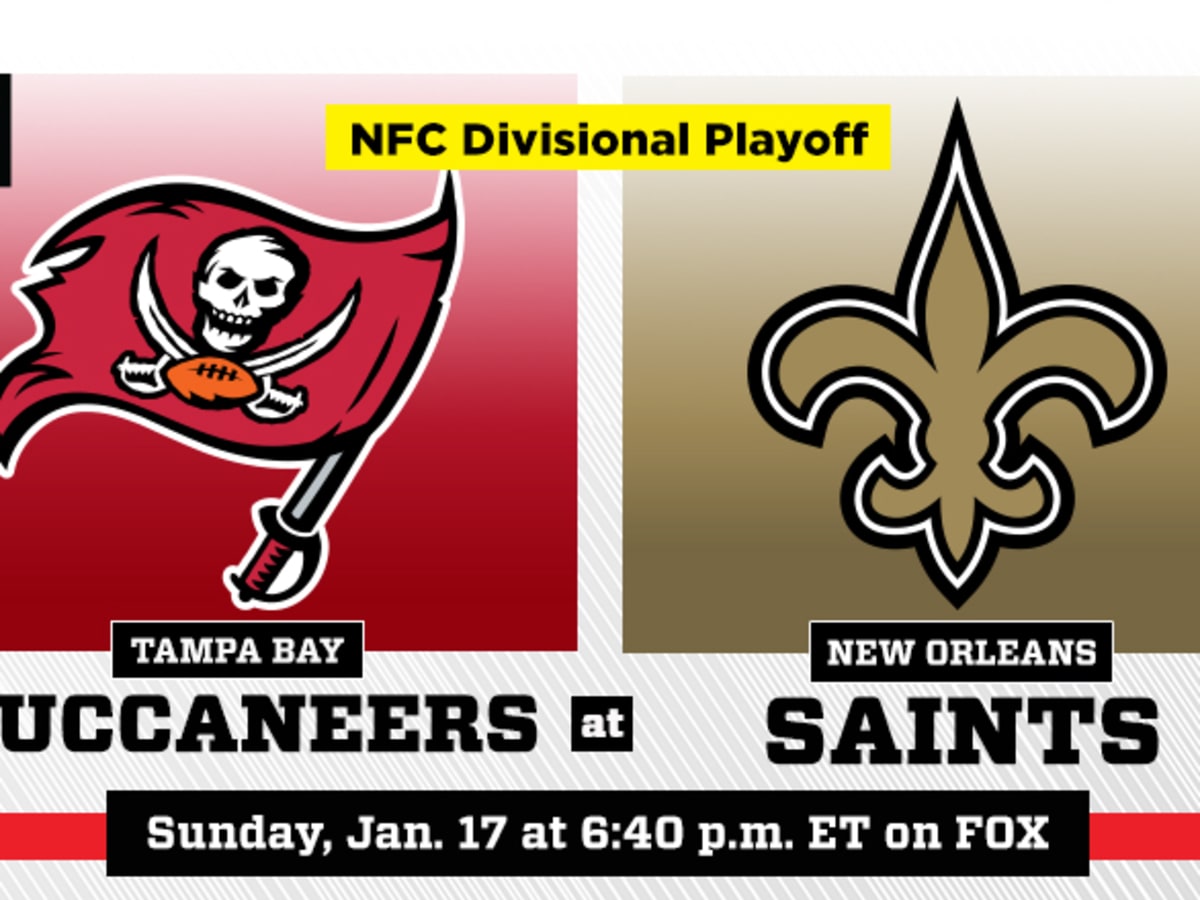 NFL divisional playoff schedule: Bucs, Saints to play at 6:40 p.m. ET Sunday