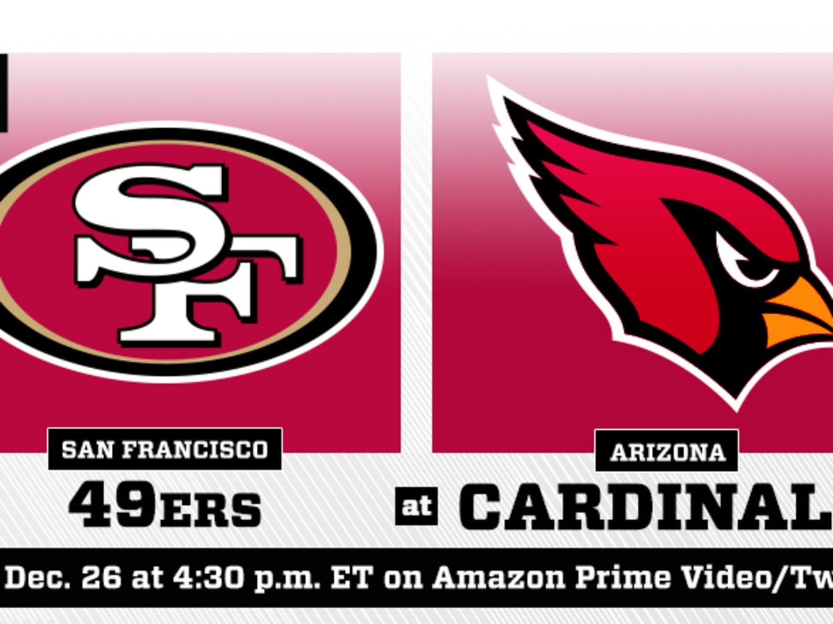 San Francisco 49ers vs Arizona Cardinals tickets 50 yard line (Section 108  row 21) for Sale in Phoenix, AZ - OfferUp