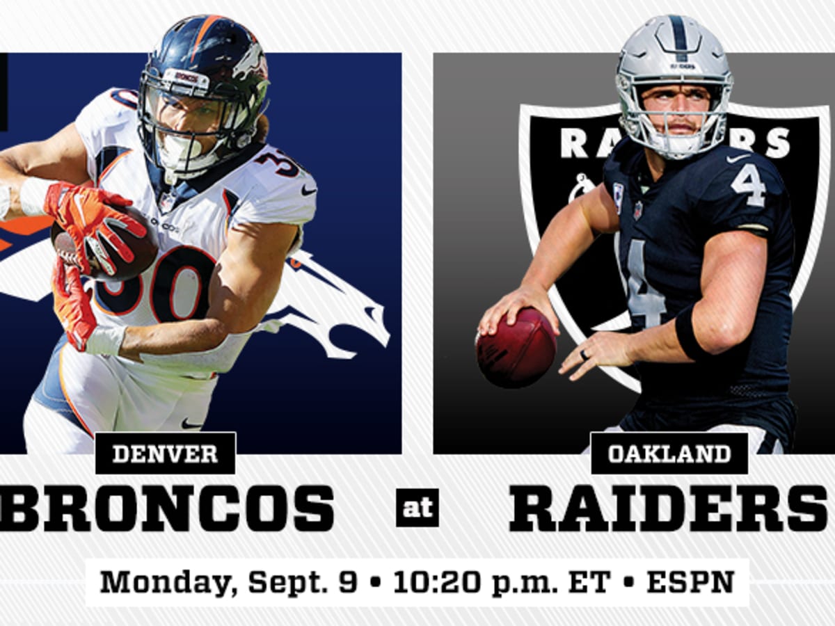 Monday Night Football: Denver Broncos vs. Oakland Raiders Prediction and  Preview 