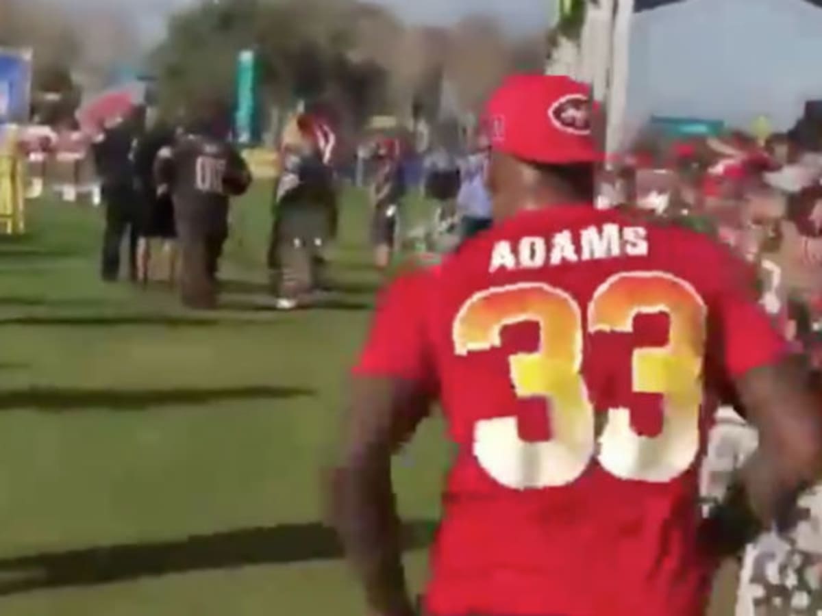 Patriots Mascot 'Sore' After Unexpected Hit From Jets Safety Jamal Adams At  Pro Bowl - CBS Boston