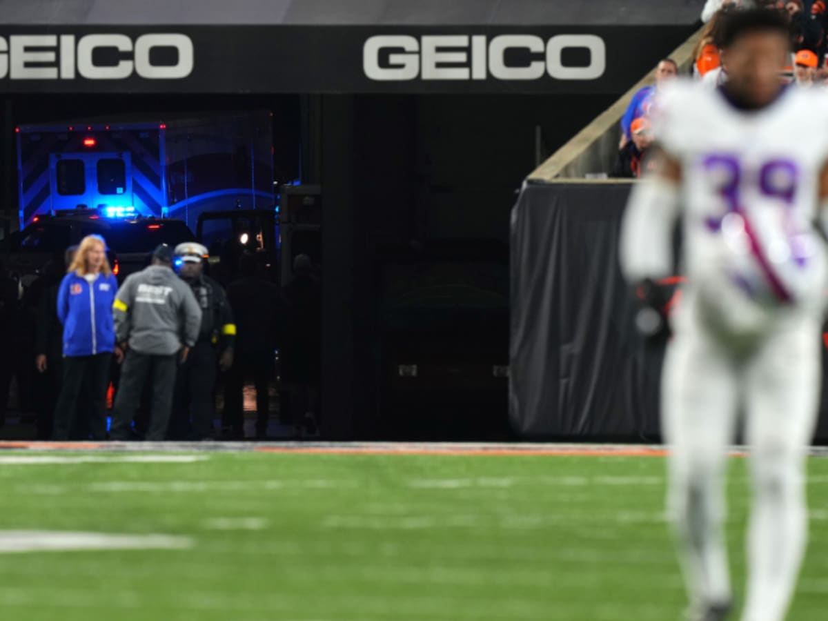 Terrifying football moment as Bills' Hamlin collapses after tackle