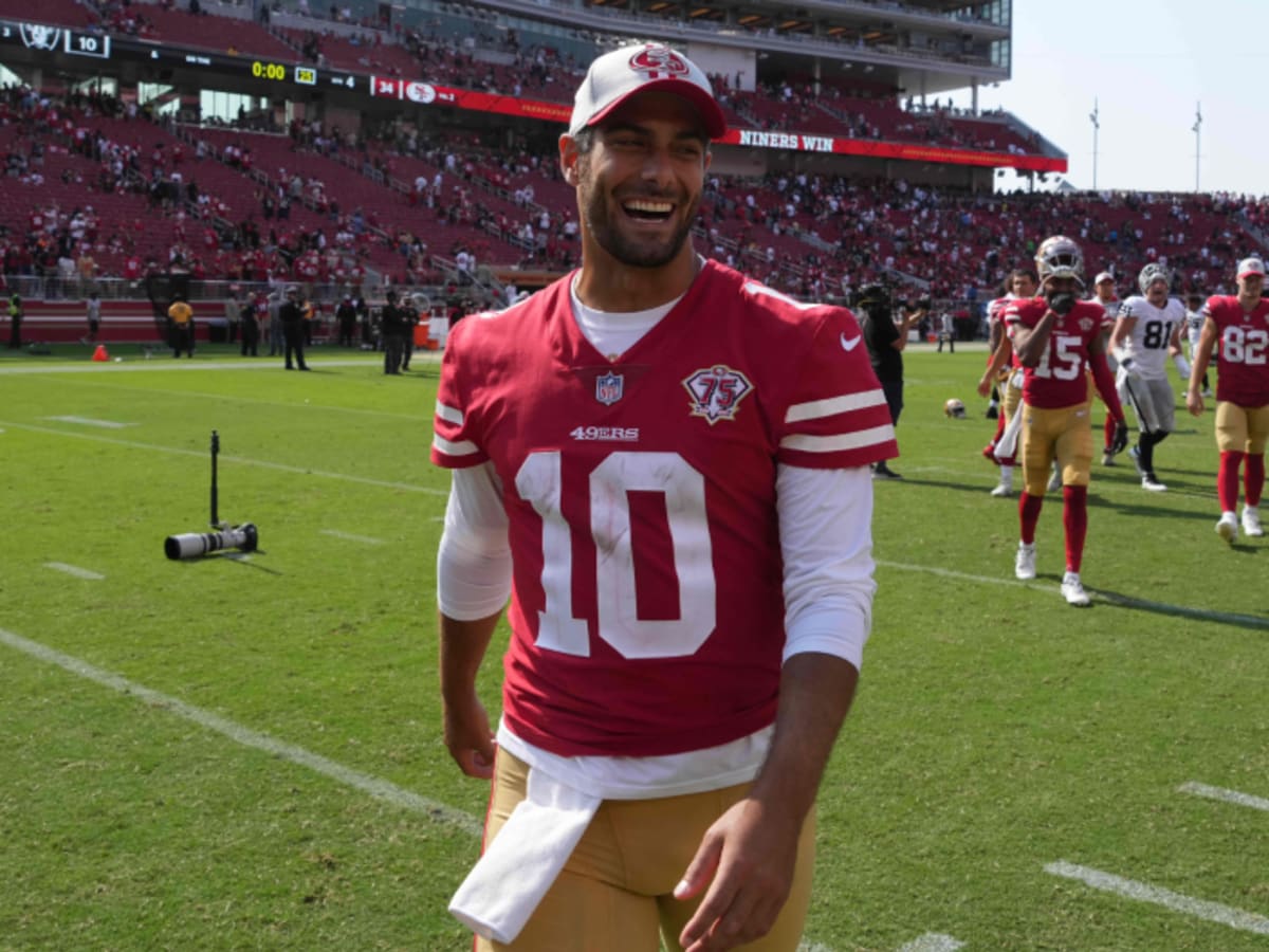 AP source: Jimmy Garoppolo, Raiders agree to 3-year deal - The San