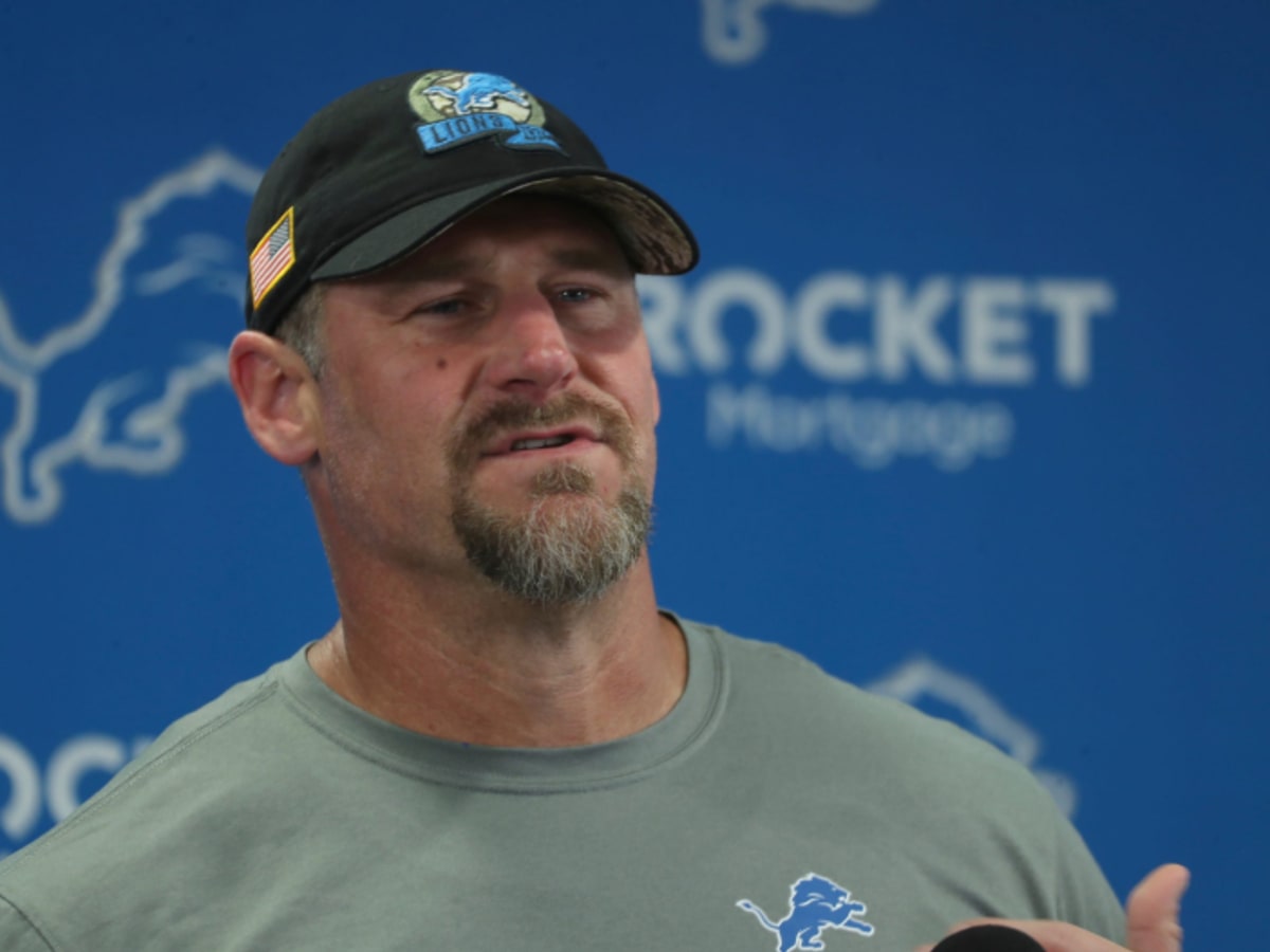 Head Coach Dan Campbell speaks to the media on October 3 