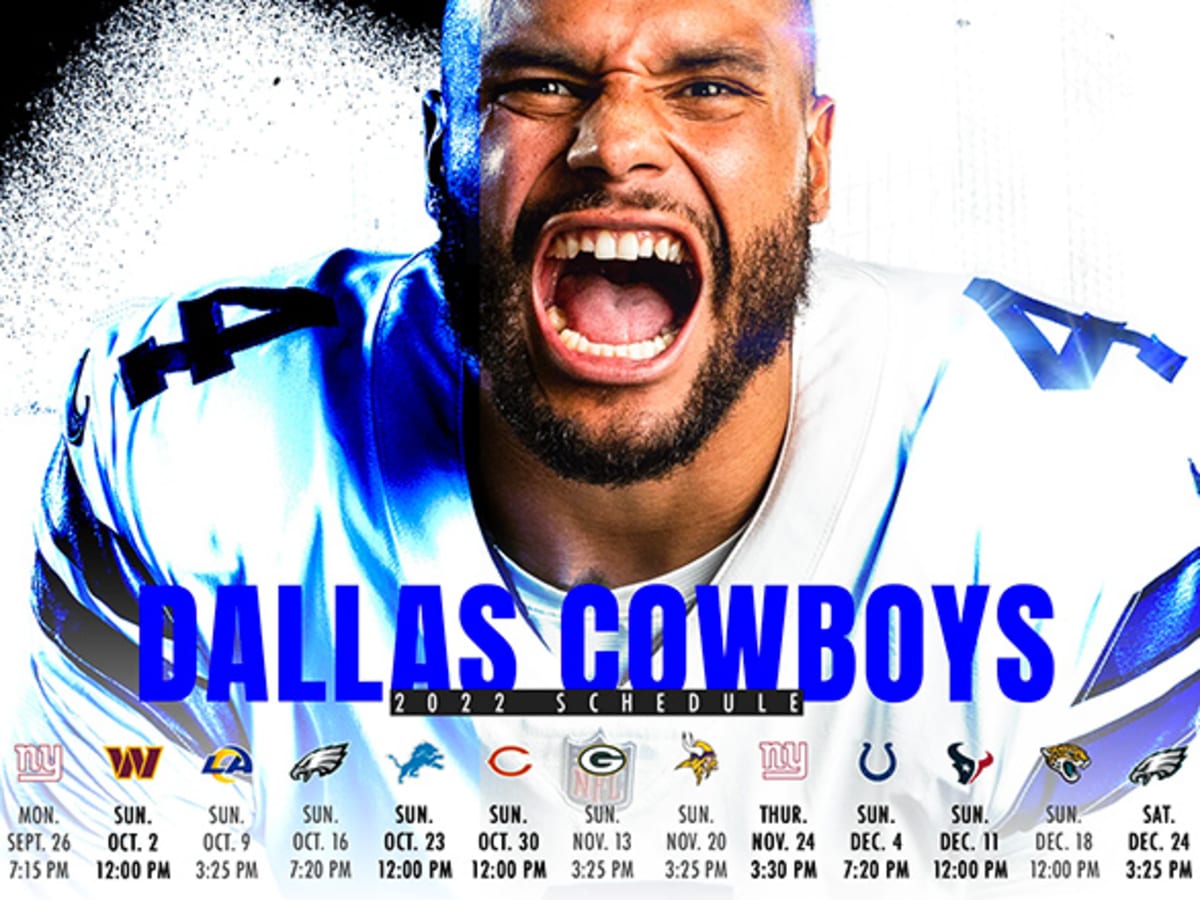 Dallas Cowboys Schedule 2022 