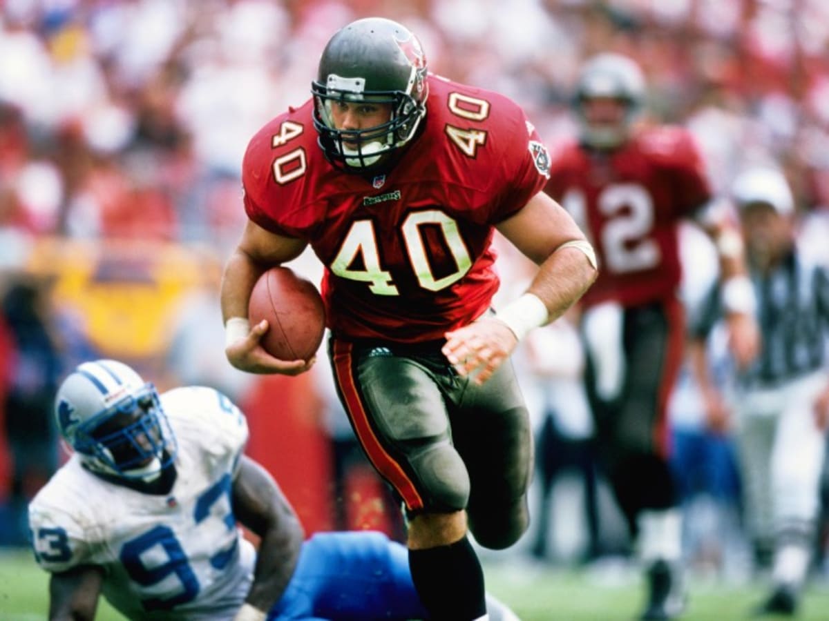 That time the Buccaneers misspelled Mike Alstott's name at his