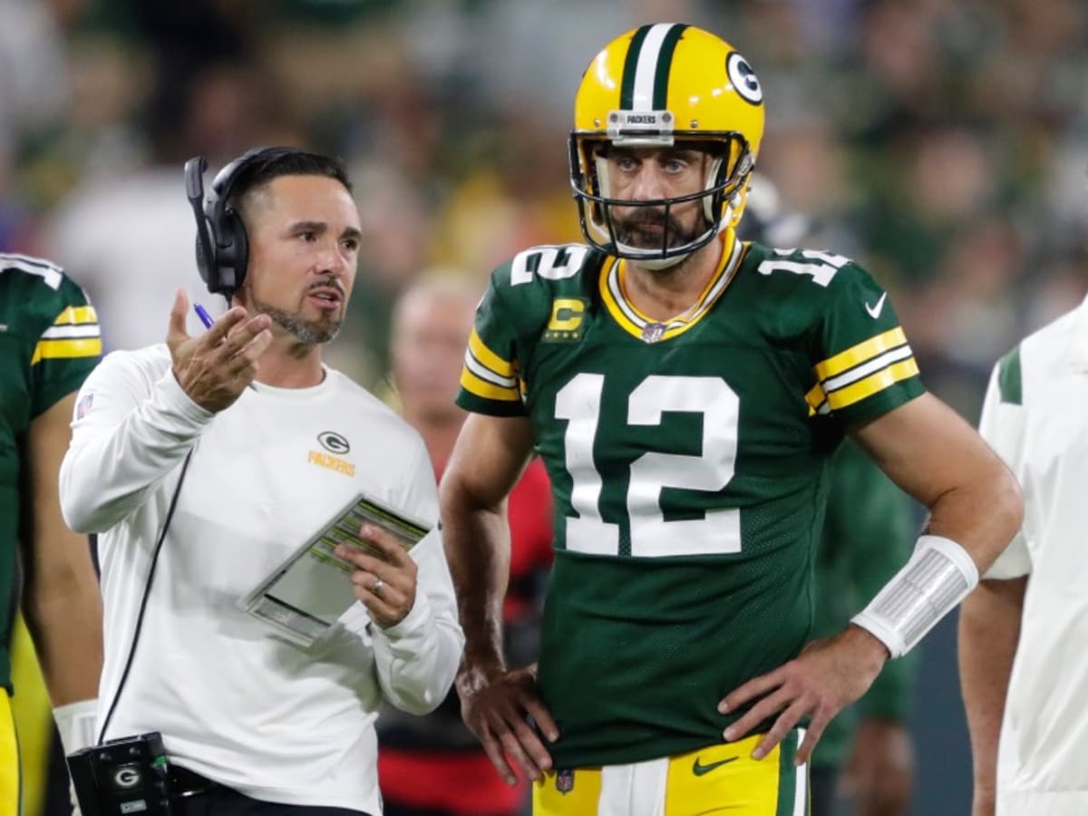 Packers' Aaron Rodgers yells at coach Matt LaFleur after failed