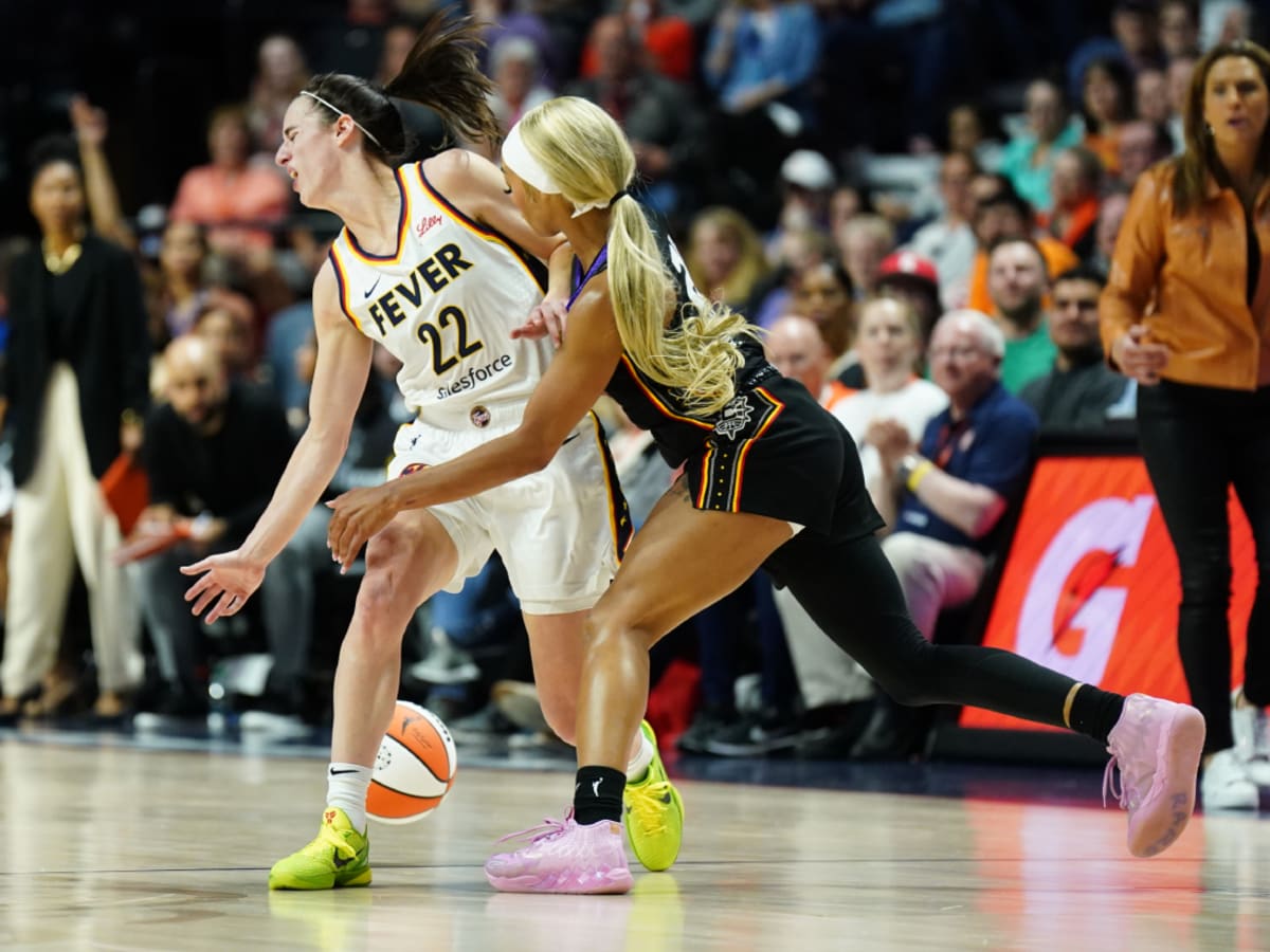 Connecticut Sun's DiJonai Carrington Mocks Caitlin Clark For Flopping -  Athlon Sports