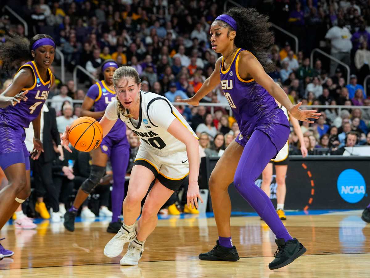 Kate Martin Gets Knocked To Ground By Angel Reese's Teammate During  Sky-Aces WNBA Game - Athlon Sports