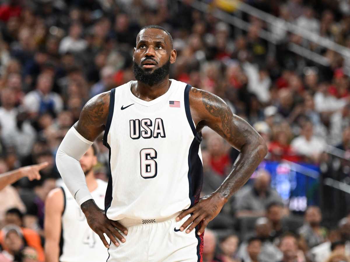 LeBron James Is Trending After Decking South Sudan Player At Olympics -  Athlon Sports