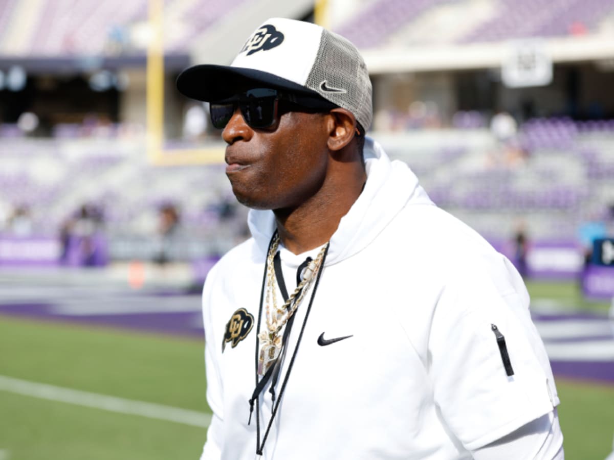 Colorado coach Deion Sanders comes away with new jewelry after