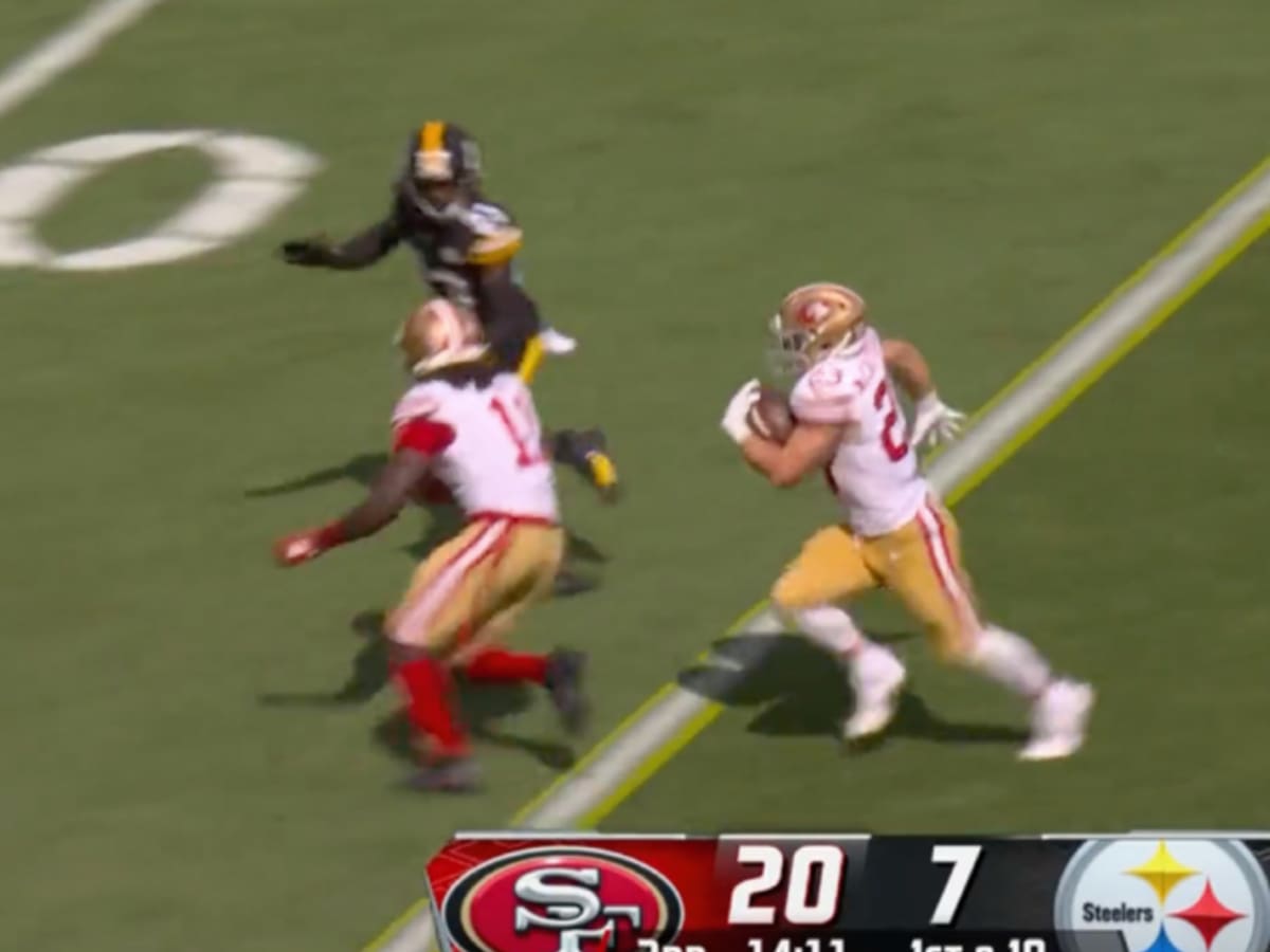 49ers score: Christian McCaffrey TD run vs. Cowboys