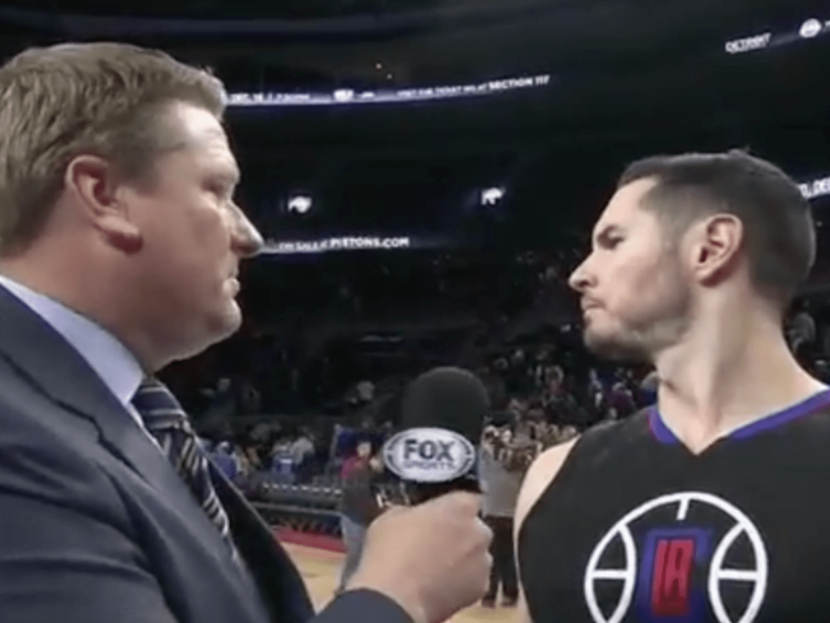 Clippers' J.J. Redick ends interview mid-sentence, runs away - Sports  Illustrated