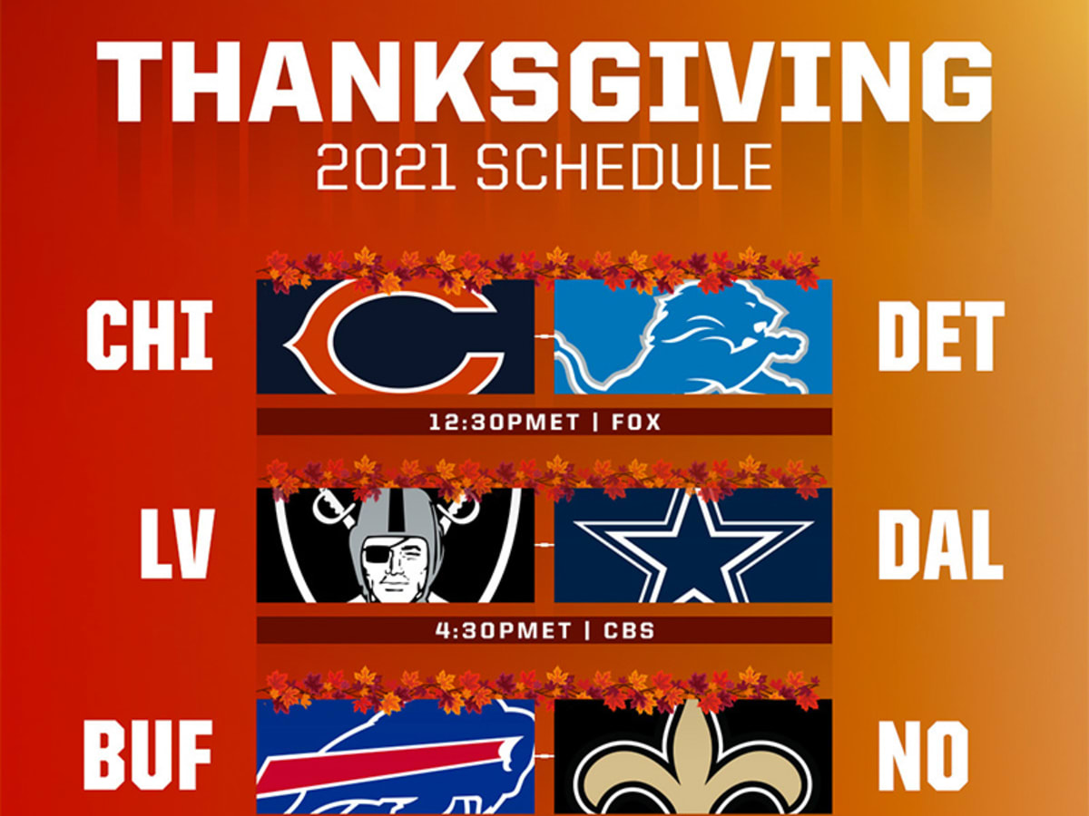 2021 sales nfl schedule