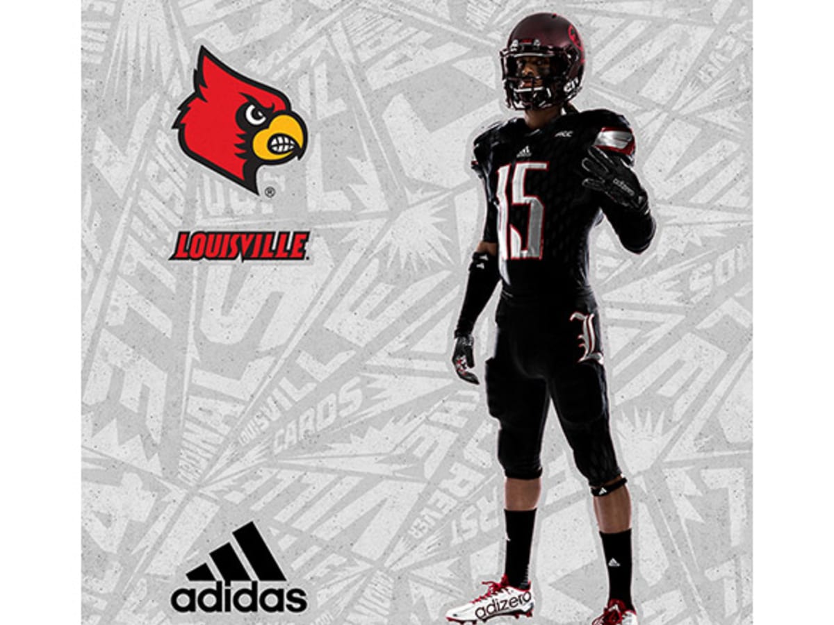 Louisville black football jersey top