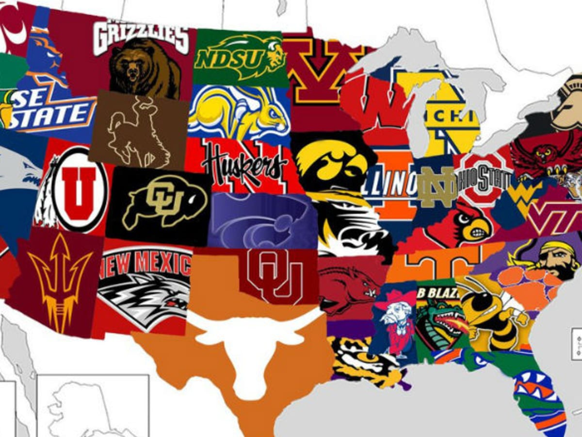 Reddit Voters Pick the Most Popular College Football Team in Each State Athlon Sports