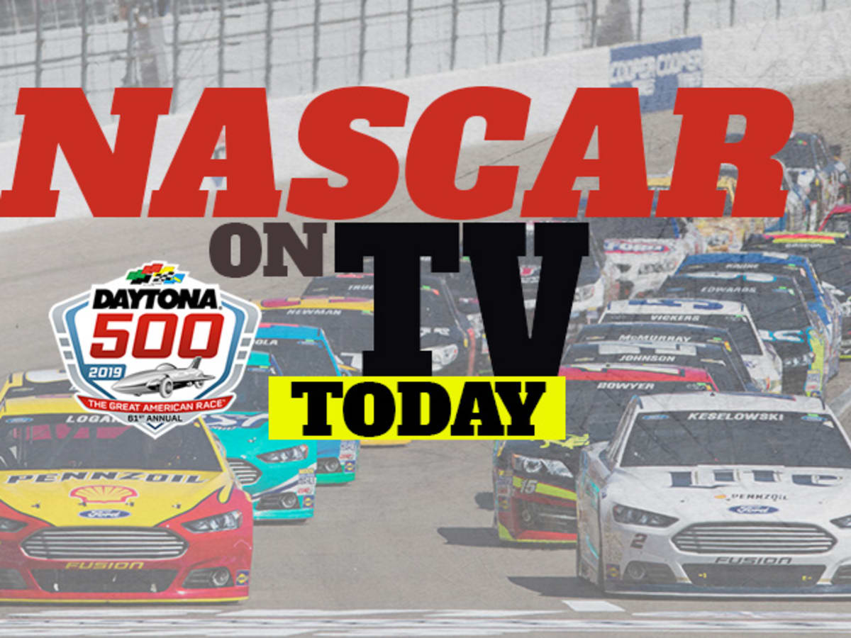 NASCAR racing on TV Today Daytona 500 Sunday Feb. 17