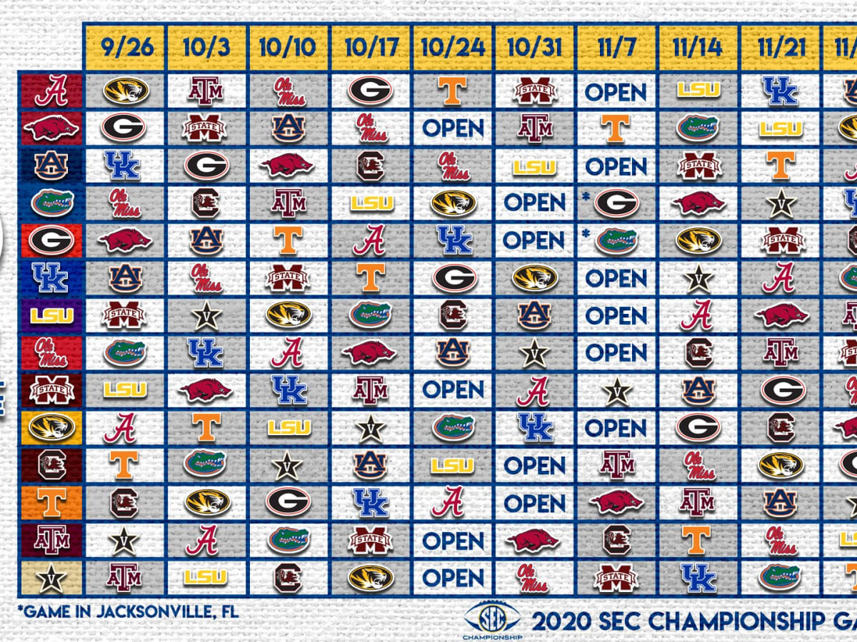 Sec outlet schedule football