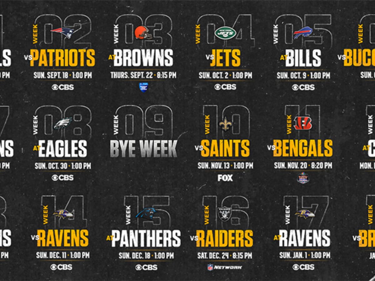Steelers online 2020 schedule