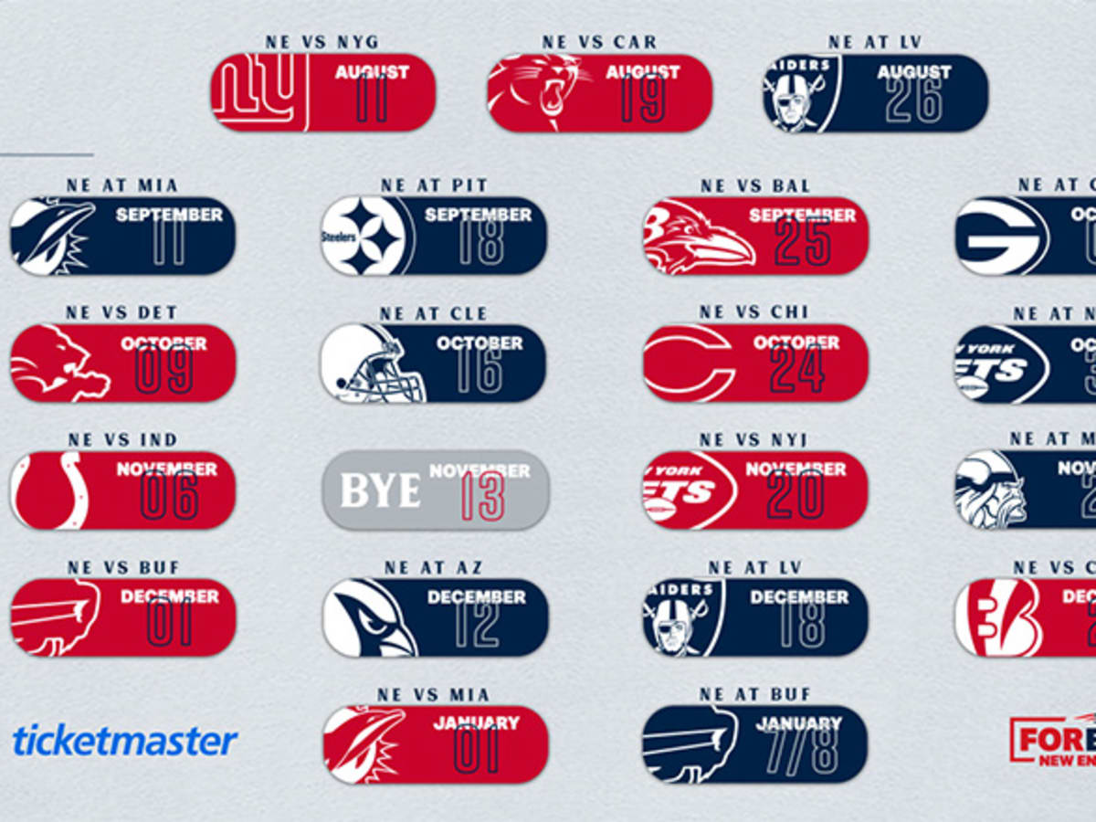 New England Patriots Schedule 2022 Athlon Sports
