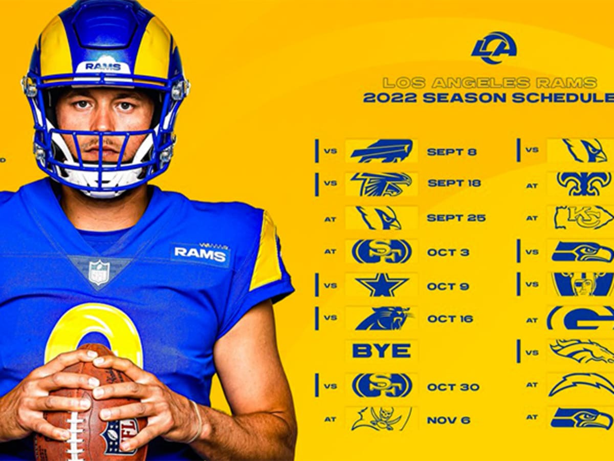 Rams football schedule hotsell