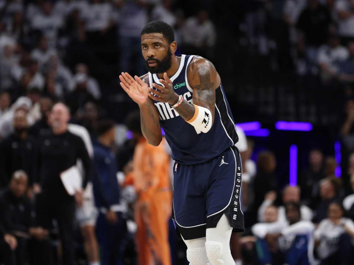 Everyone s Making The Same Joke About Kyrie Irving s Game 1 Shoes Athlon Sports