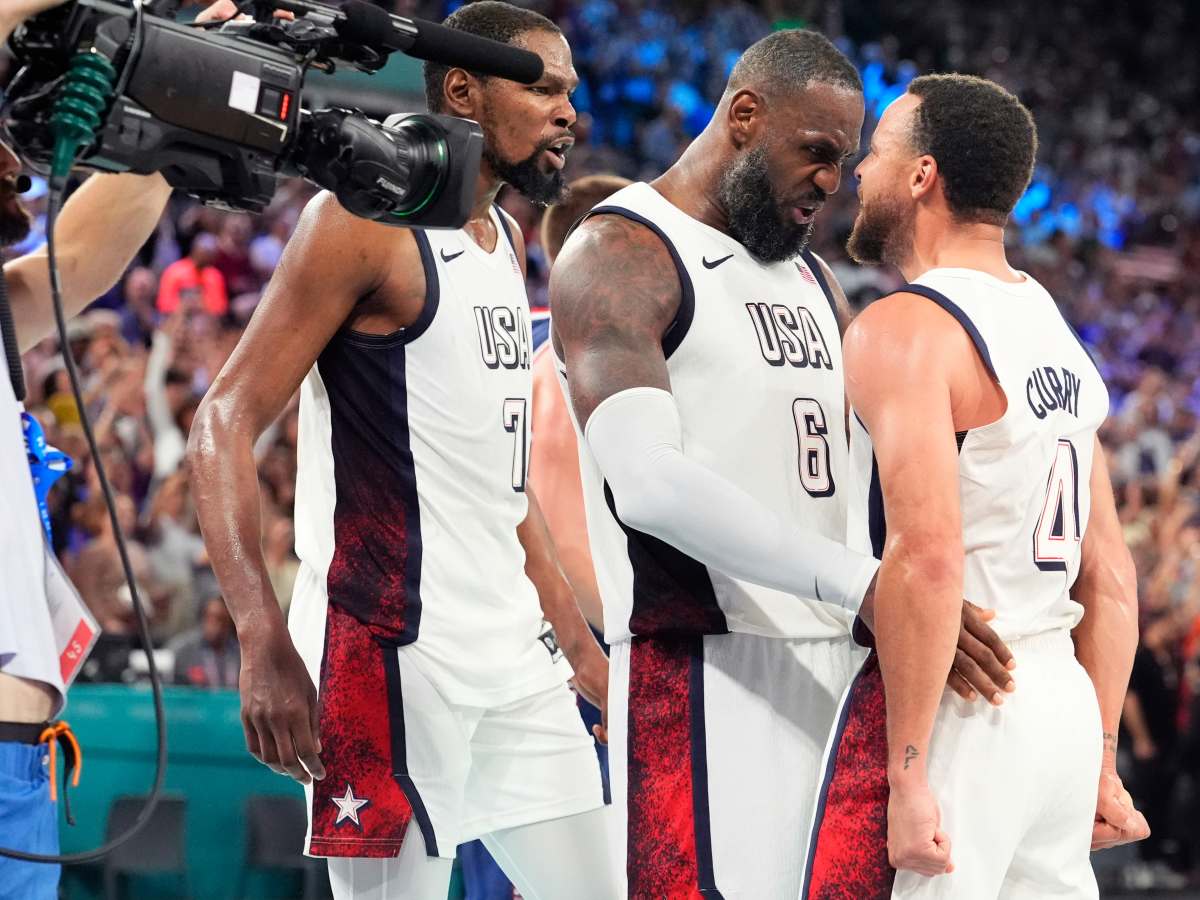 LeBron James Stephen Curry Kevin Durant Team USA Team Up Draws Appreciative Kevin Garnett Take Athlon Sports