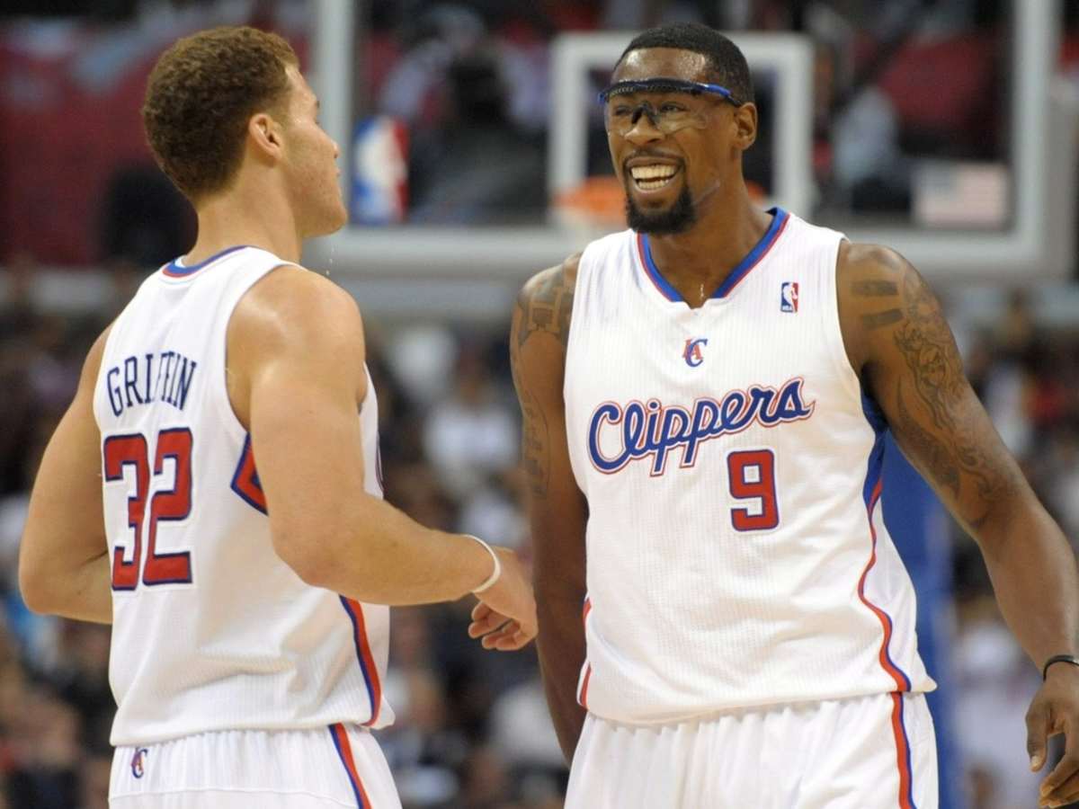 DeAndre Jordan Celebrating Blake Griffin Athlon Sports