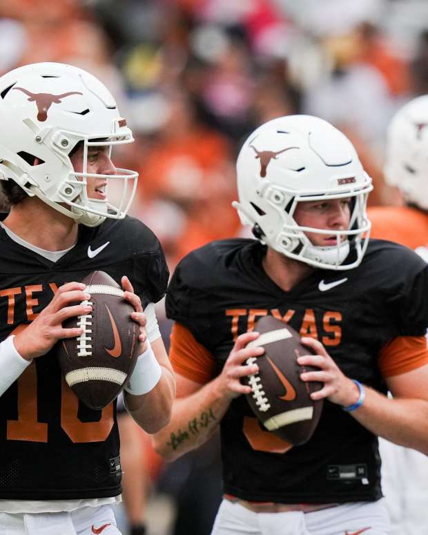 Arch Manning Going Viral For Performance In Texas' Spring Game Athlon