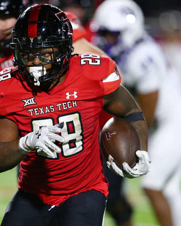 Texas Tech RB Tahj Brooks