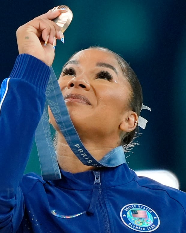 Jordan Chiles Turns Heads With See-Through Outfit - Athlon Sports