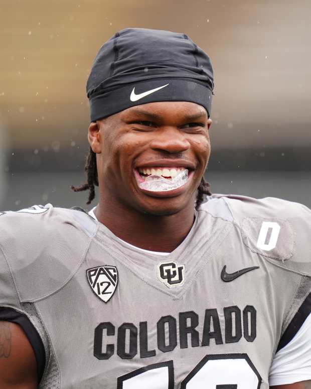 Colorado Buffaloes cornerback Travis Hunter.