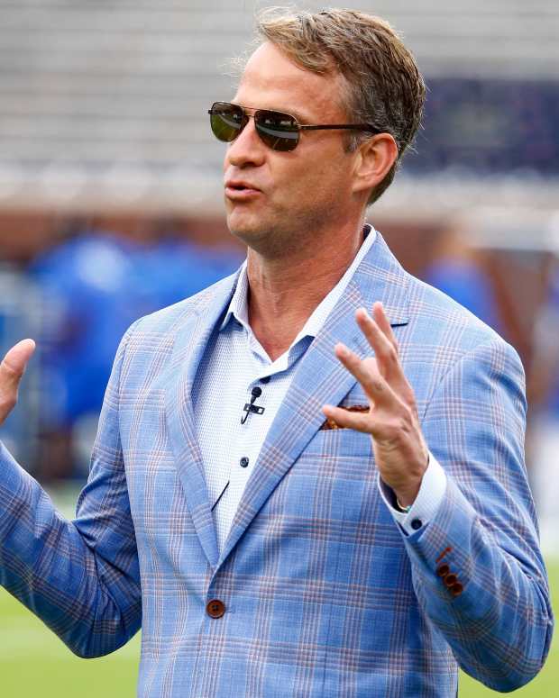 Ole Miss football coach Lane Kiffin.