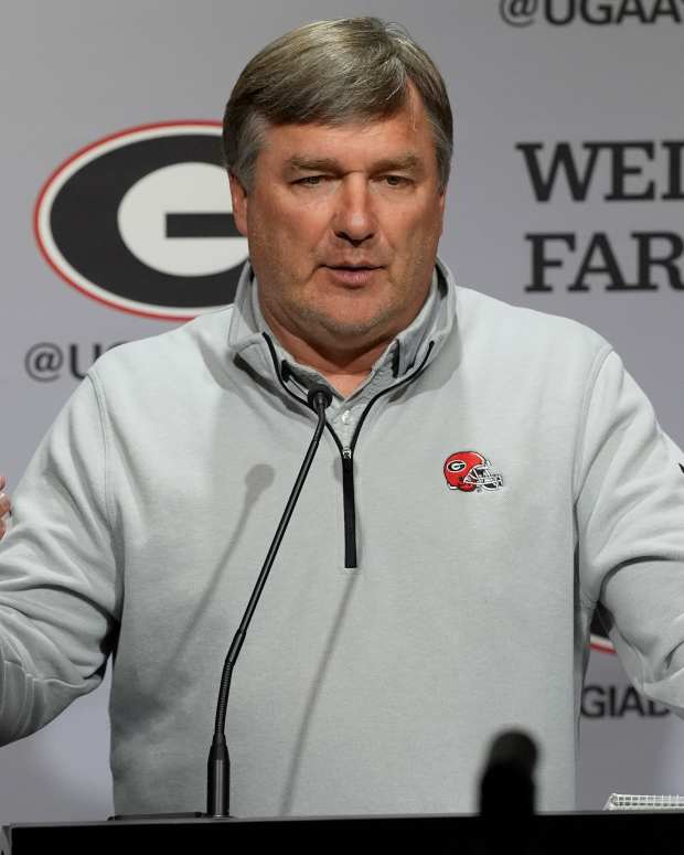 Georgia Bulldogs head coach Kirby Smart