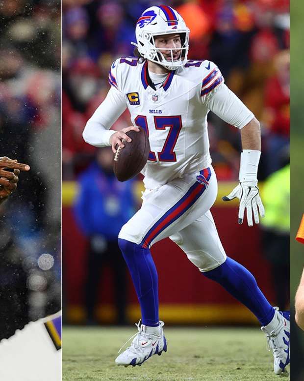 Lamar Jackson, Josh Allen, Joe Burrow