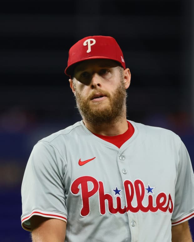 Philadelphia Phillies starting pitcher Zack Wheeler (45)