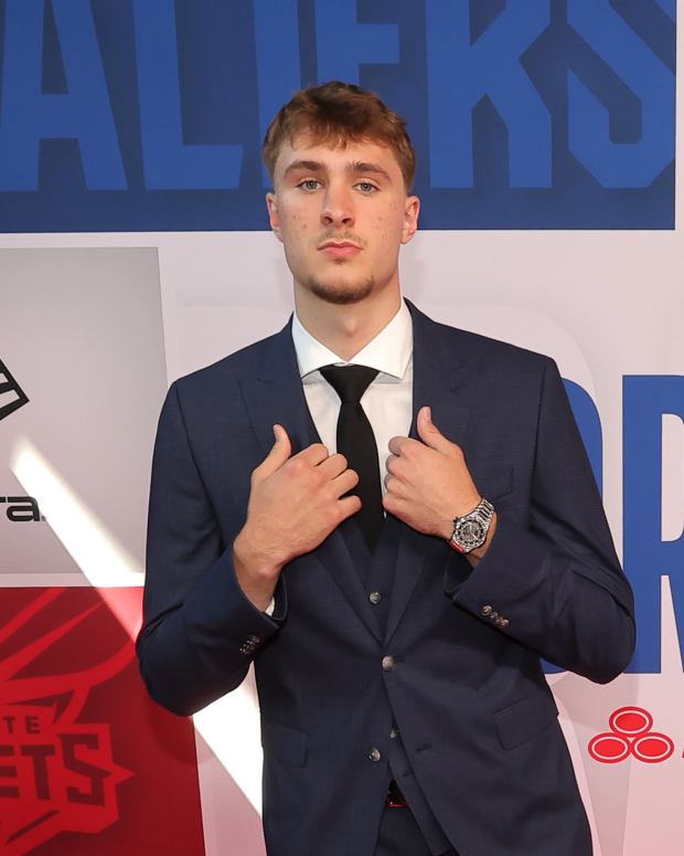 Former Duke Blue Devils star and now Dallas Mavericks rookie Cooper Flagg.