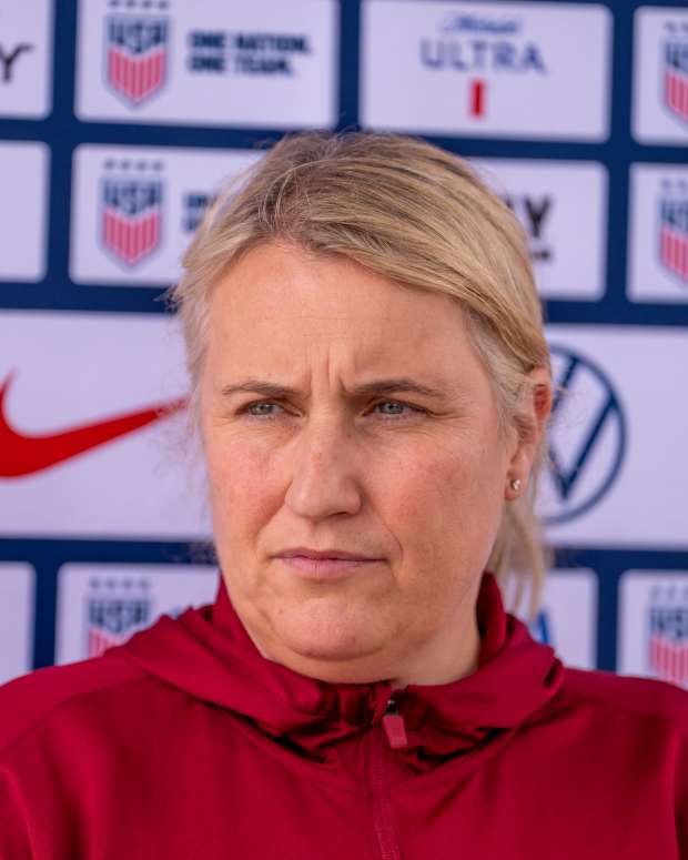Emma Hayes of the United States