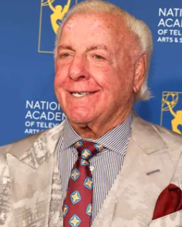Ric Flair at the National Academy of Television Arts & Sciences awards.