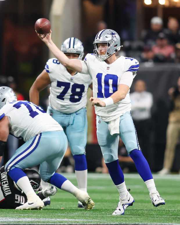 Dallas Cowboys quarterback Cooper Rush