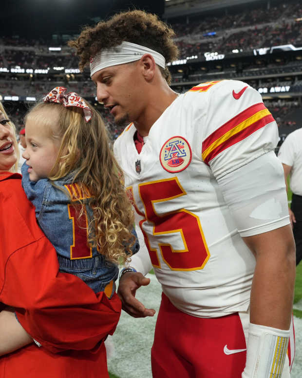 Kansas City Chiefs quarterback Patrick Mahomes and his wife Brittany