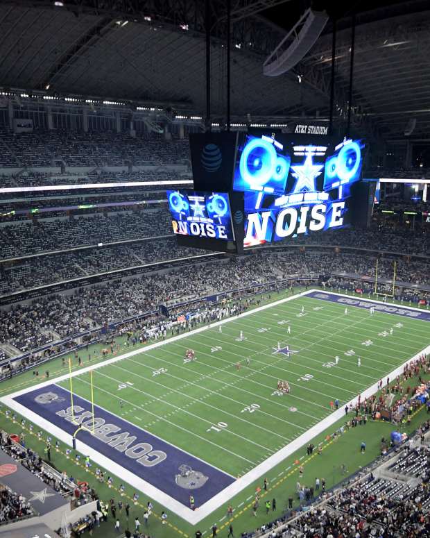 AT&T Stadium, the home of the Dallas Cowboys.