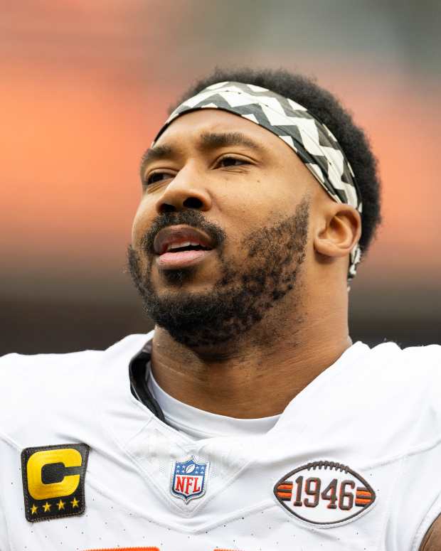 Cleveland Browns defensive end Myles Garrett