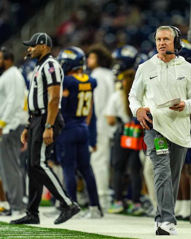 Toledo Rockets head coach Jason Candle.