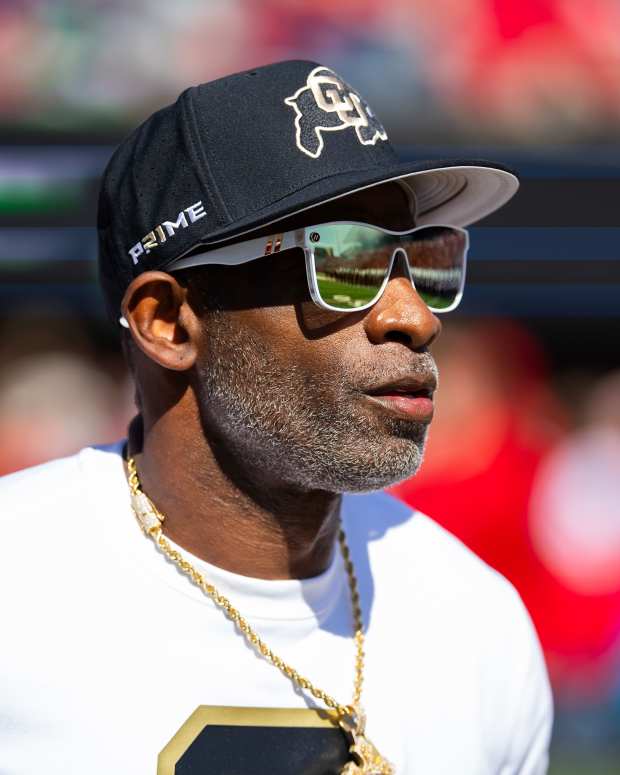 Colorado Buffalos head coach Deion Sanders.