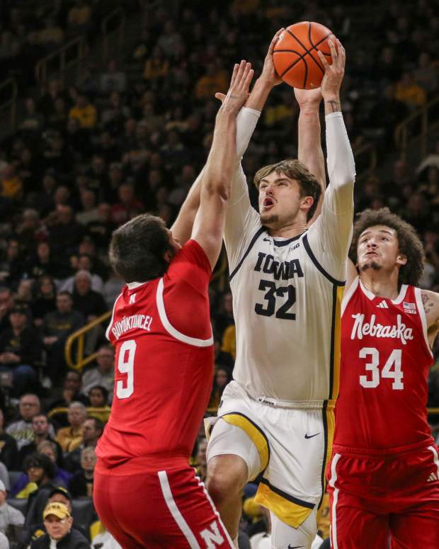 Iowa's Owen Freeman (Photo: Rob Howe/HawkeyeNation.com)