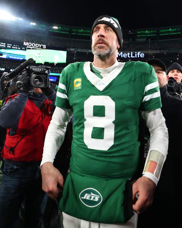 New York Jets quarterback Aaron Rodgers