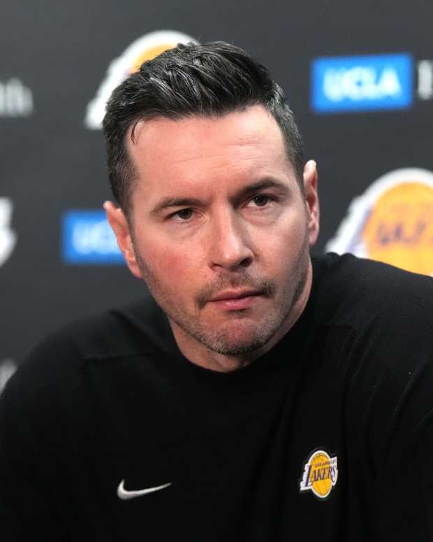 Los Angeles Lakers coach JJ Redick.